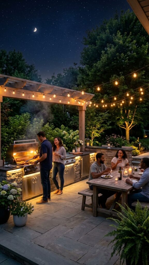 13. Light It Up for Evening Gatherings
