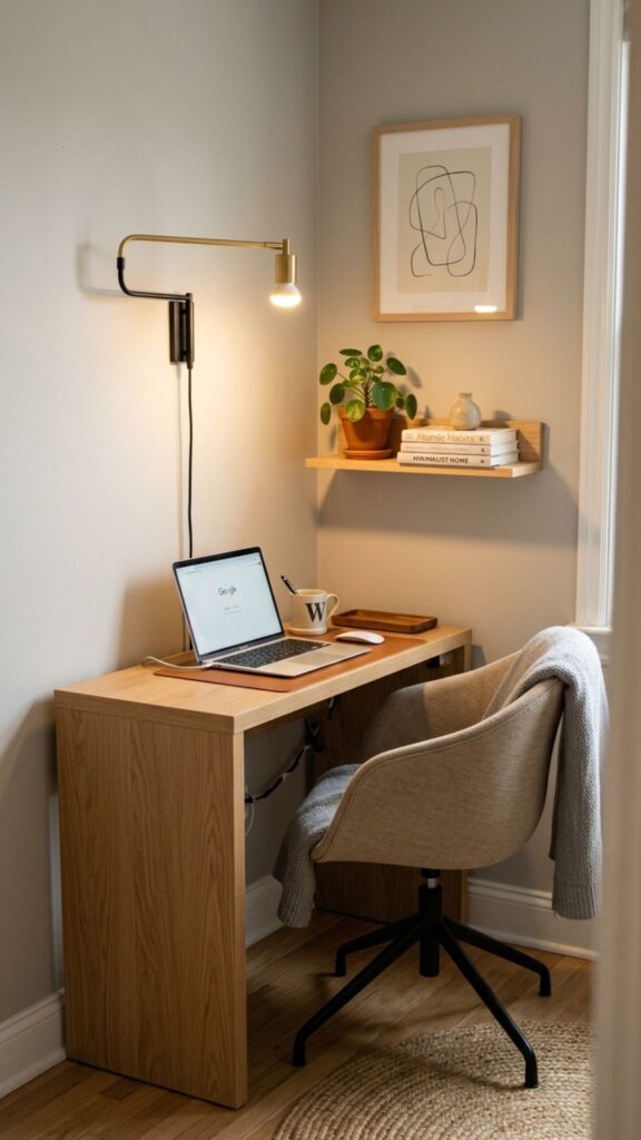 13. Make a Small Corner Feel Intentional