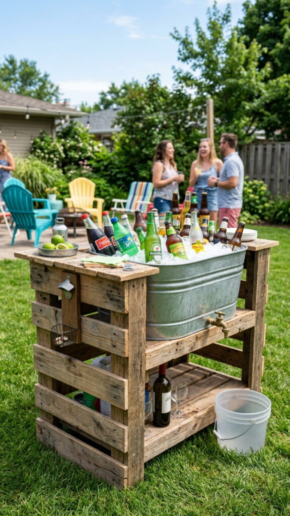 13. Pallet Cooler Stand with Drainage