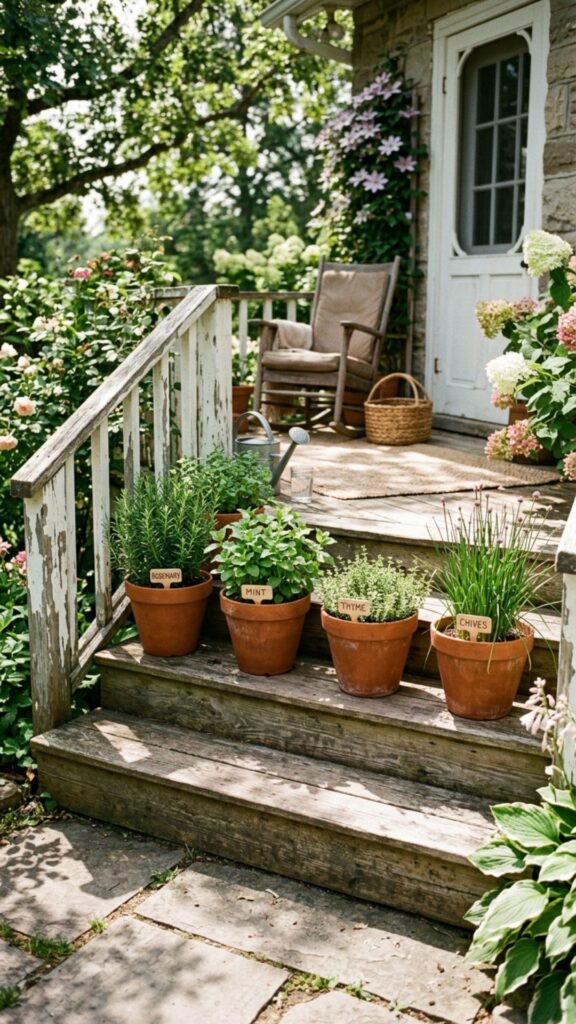 13. Set Up a Potted Herb Garden