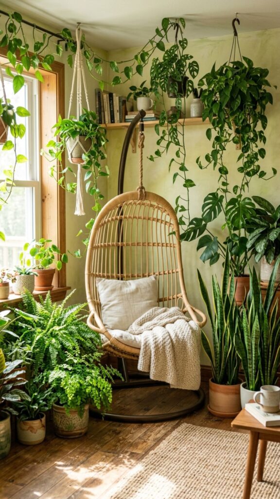 13. The Greenery-Wrapped Jungle Corner