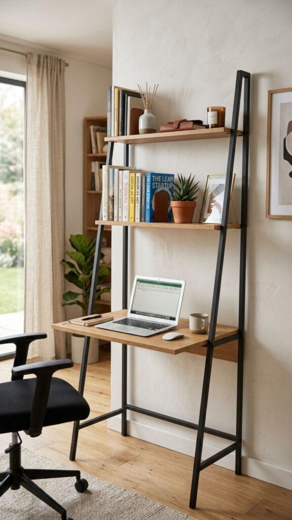 13. Try a Ladder Desk