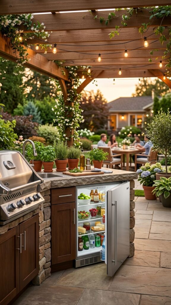 13. Weatherproof Fridge — Cold Storage That Handles the Damp