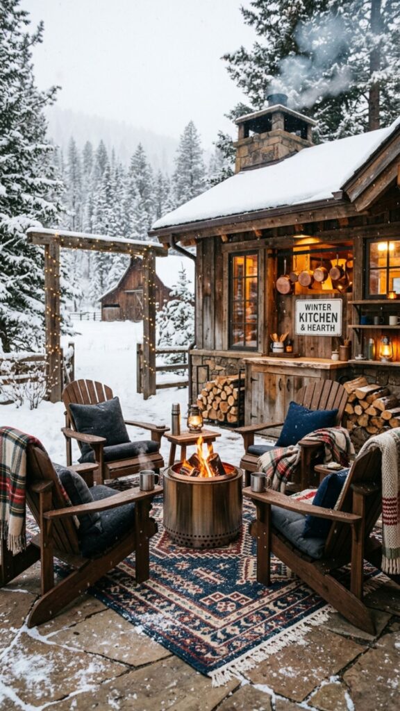 14. Add Comfortable, Weatherproof Seating