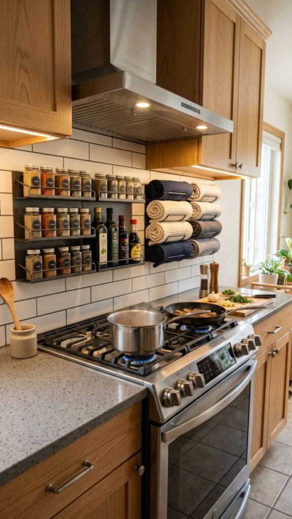 14. Add Under-Cabinet Storage Solutions