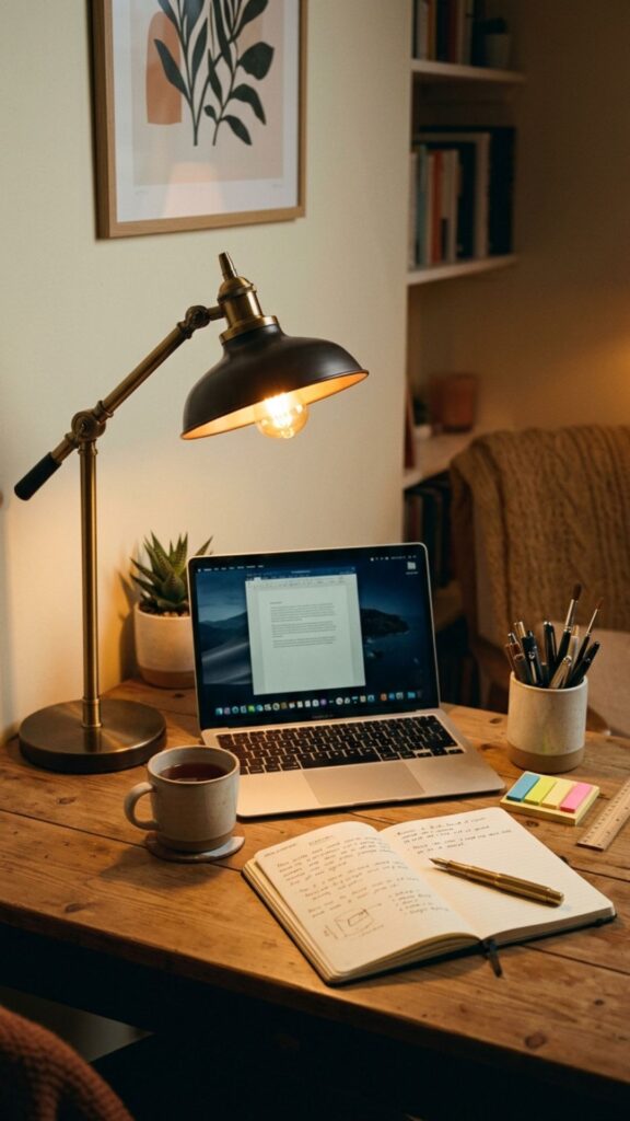 14. Add Warm Task Lighting