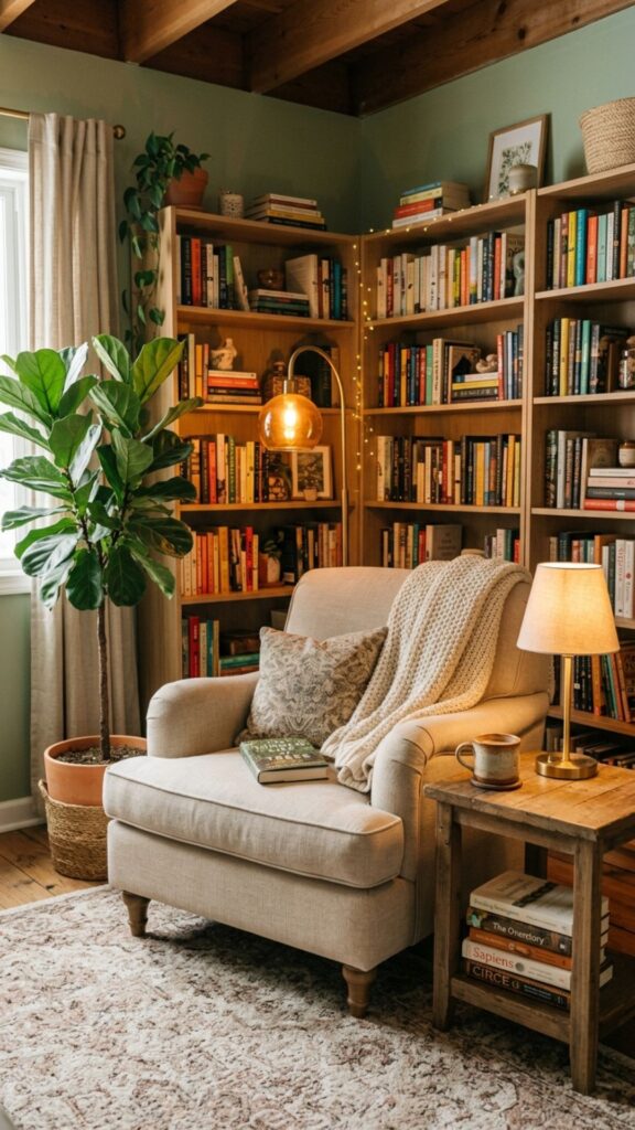 14. Add a Reading and Relaxation Area