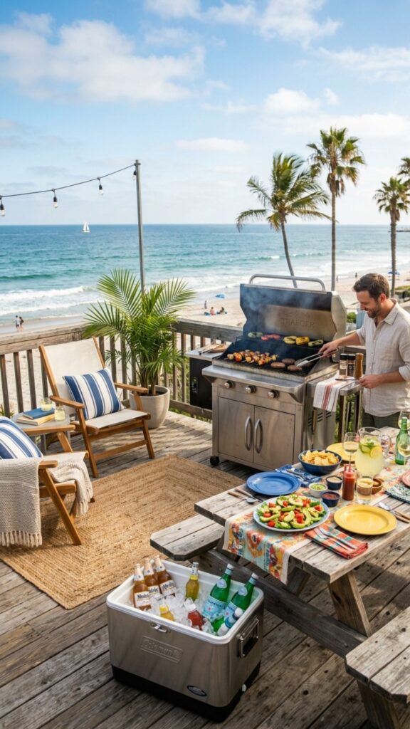 14. Beachside Barbecue Deck