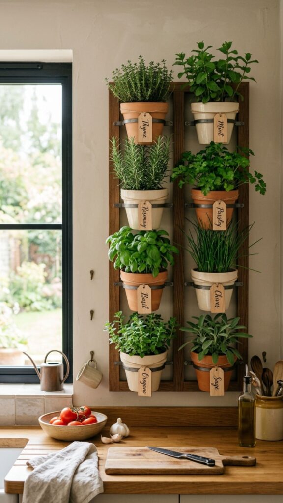 14. Build a Herb Garden Wall