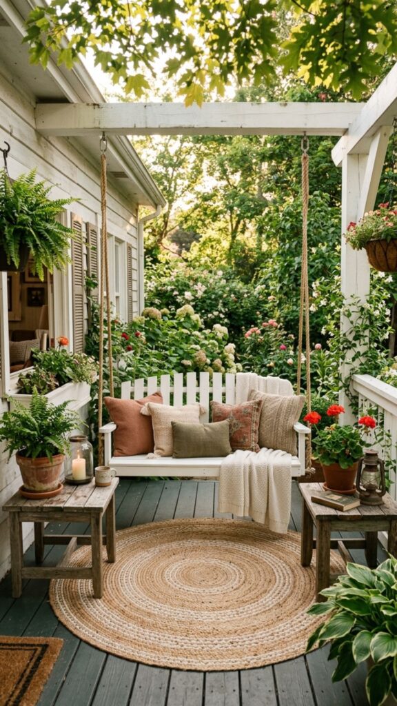 14. Build a Porch Swing Zone