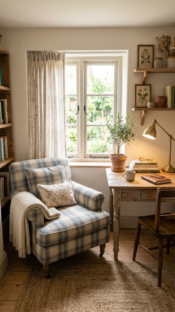 14. Choose a Comfortable Cottage-Inspired Chair