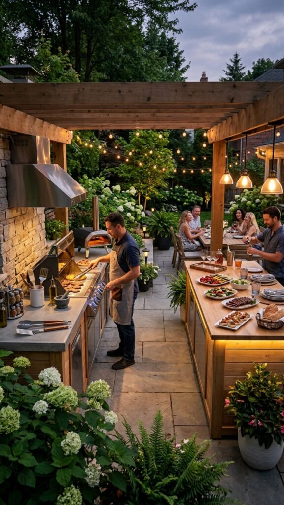 14. Create Separate Cooking and Serving Zones