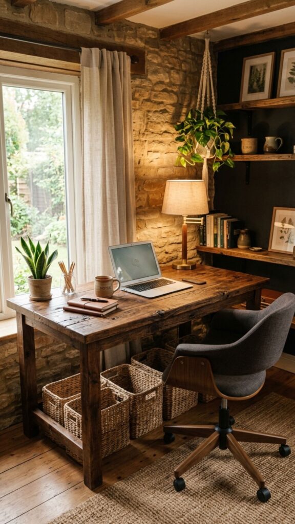 14. Create a Rustic Brown Workspace