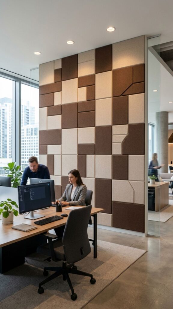 14. Create a Two-Tone Acoustic Wall