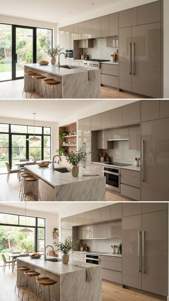14. Hidden Appliance Cabinet Design