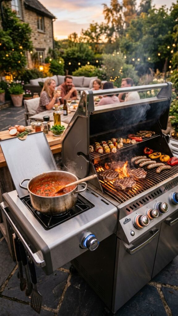 14. Include a Side Burner for Sauces and Sides