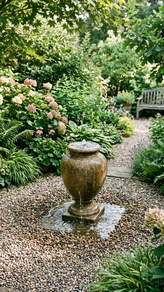 14. Install Gravel Around a Water Feature