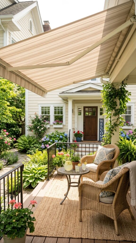 14. Install Retractable Awnings
