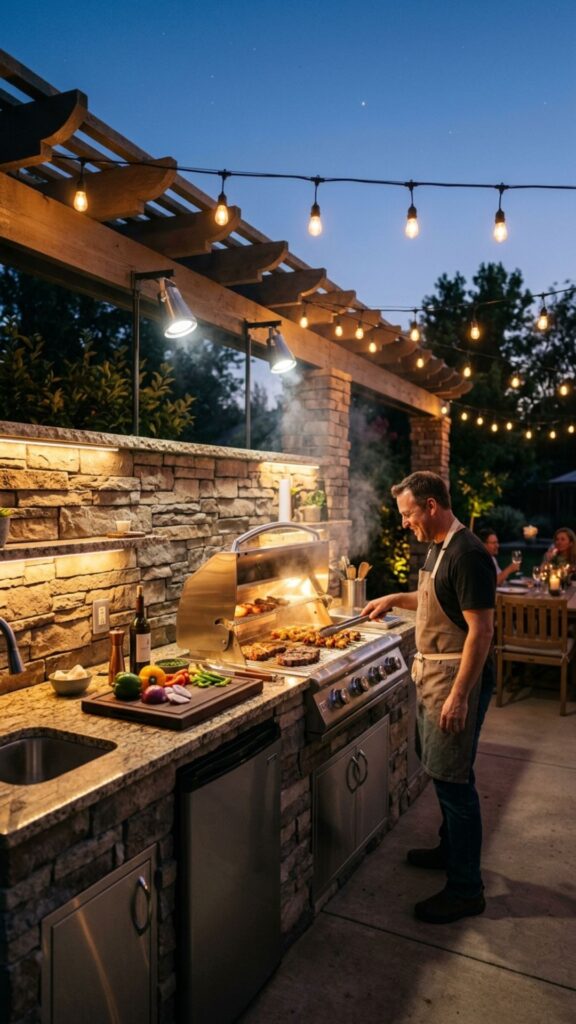 14. Light It Right for Evening Cooking