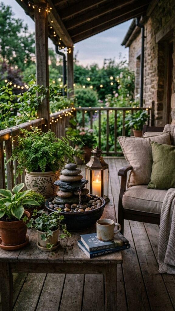 14. Set Out a Water Feature for Calm