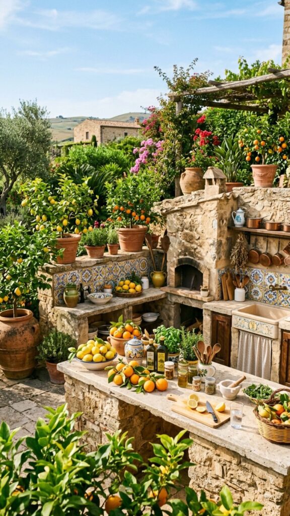 14. Sicilian Citrus Grove Kitchen