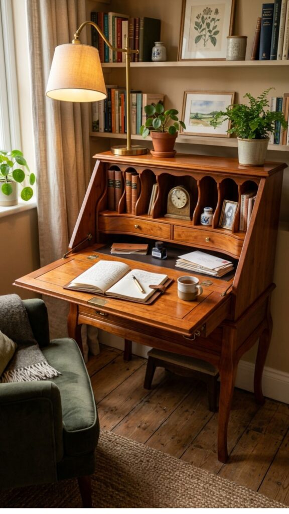 14. Try a Small Secretary Desk