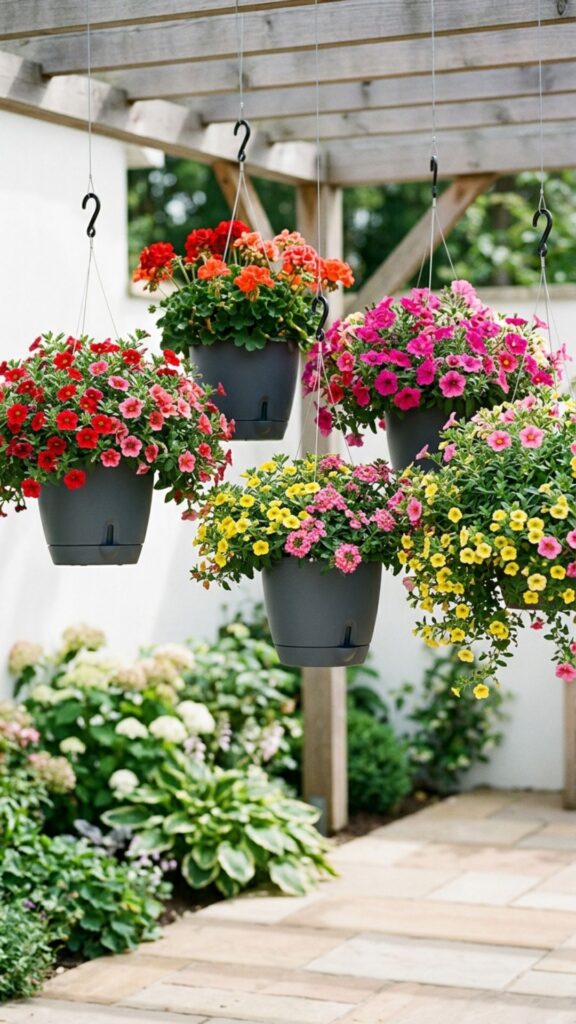 14. Use Self-Watering Baskets for Easy Care