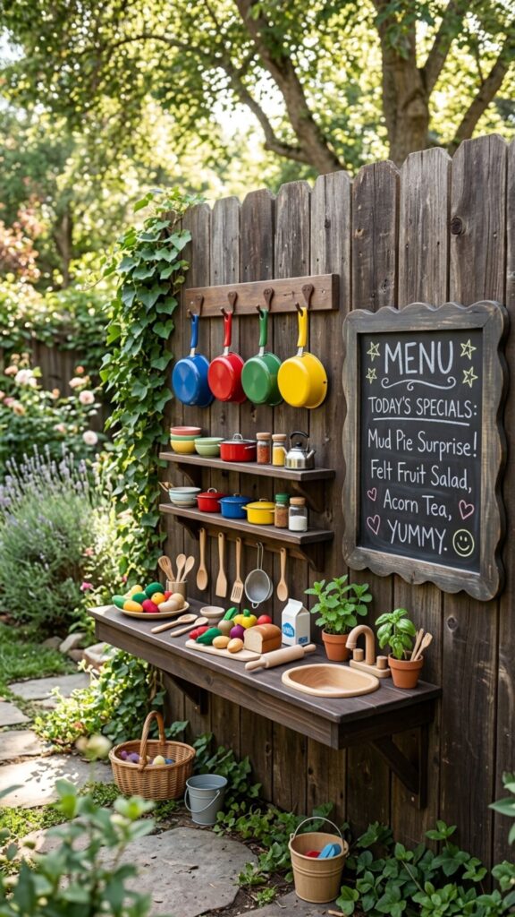 15. A Kitchen Built Into the Fence