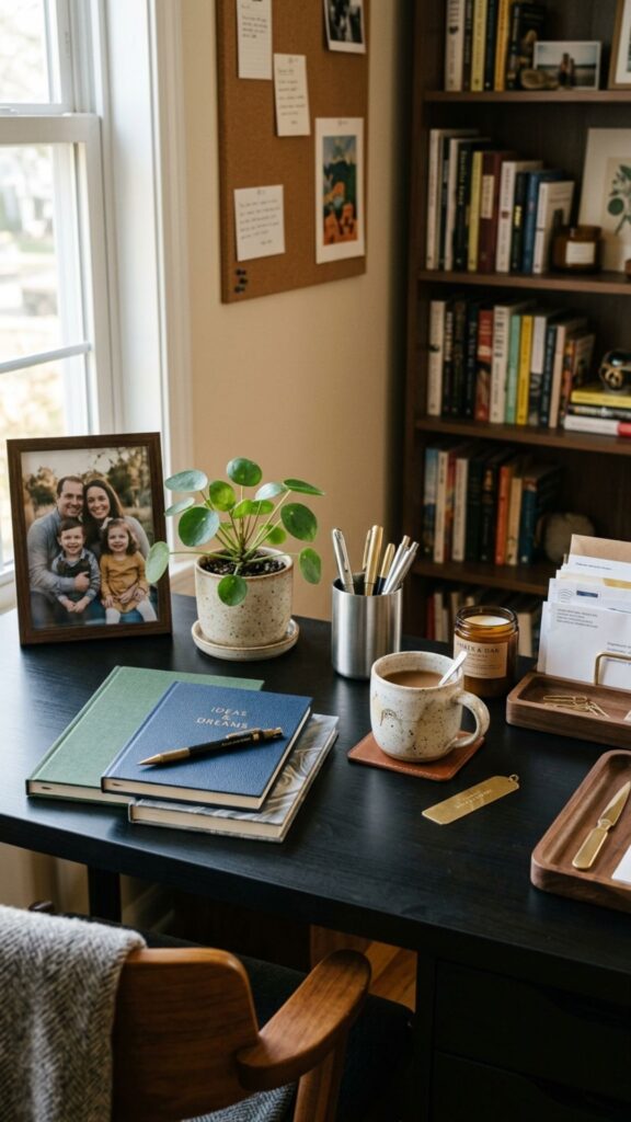15. Add Personal Accessories to Your Desk
