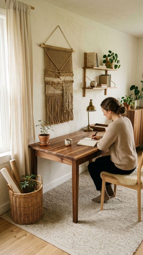 15. Add Warmth Through Natural Materials