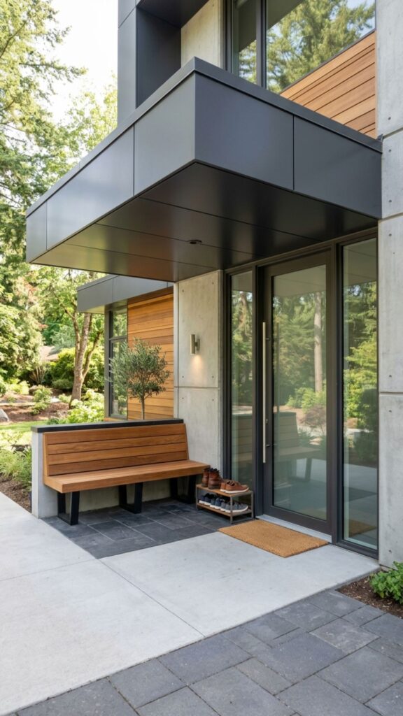 15. Add a Covered Overhang to Protect the Glass