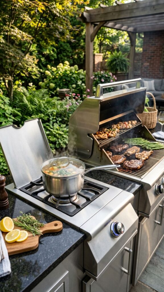 15. Choose a Side Burner for Versatility