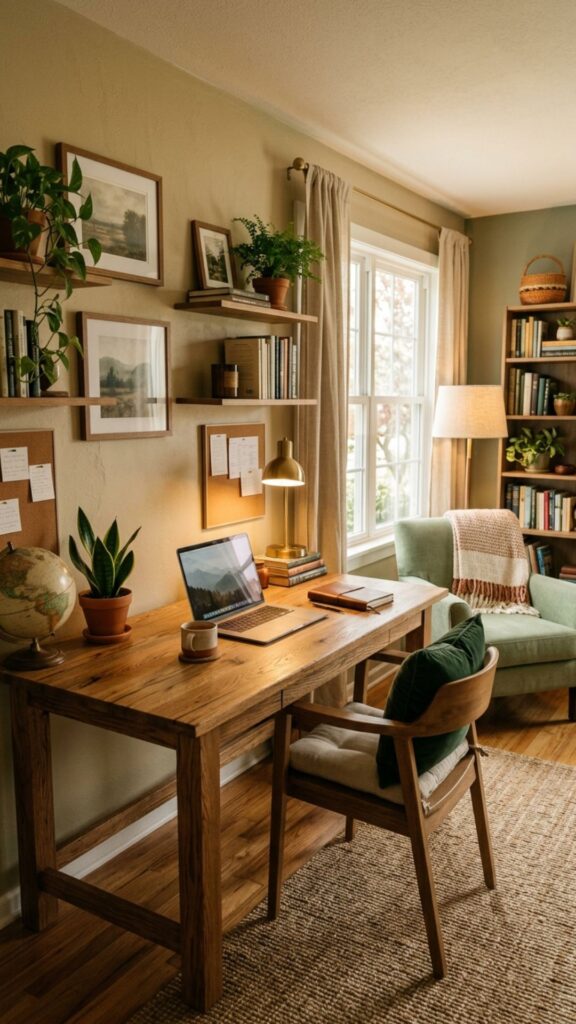 15. Combine Earth Tones With Soft Lighting