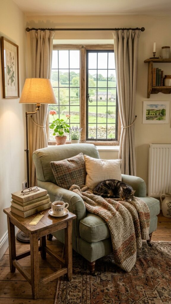 15. Create a Cozy Reading Corner