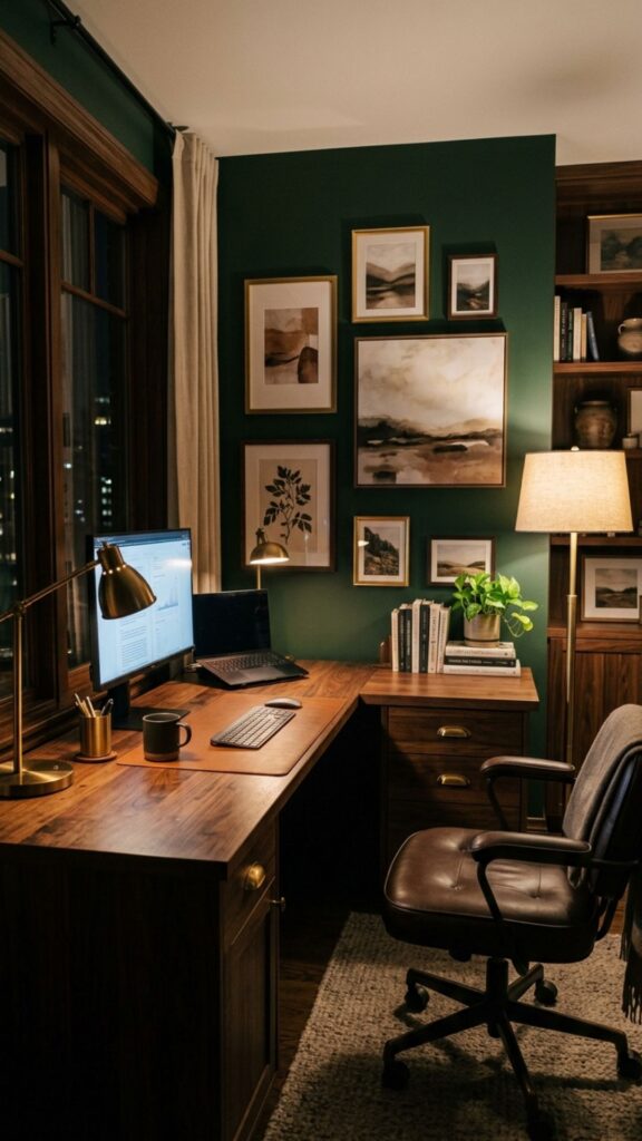 15. Create a Moody Home Office