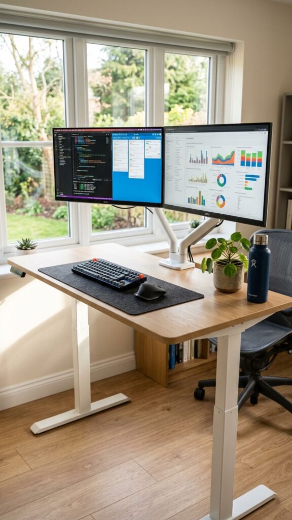 15. Create a Standing Dual Monitor Workspace