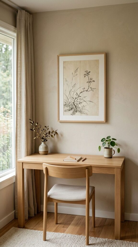 15. Hang Simple Nature-Inspired Artwork