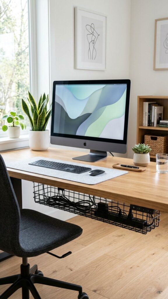 15. Hide Cables to Reduce Visual Clutter