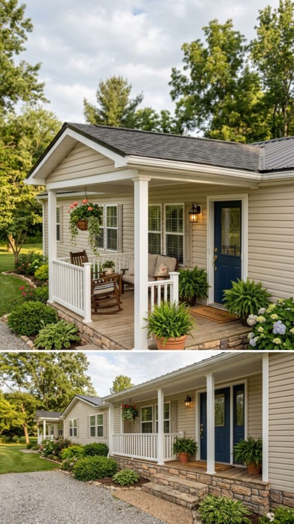 15. Install Skirting That Matches Your Porch