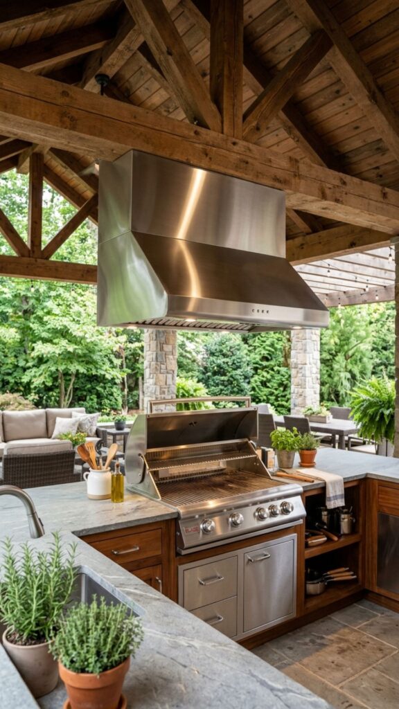 15. Install a Ventilated Grill Hood