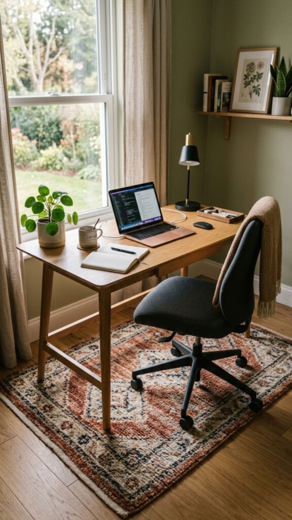 15. Install a Wall-Mounted Folding Desk