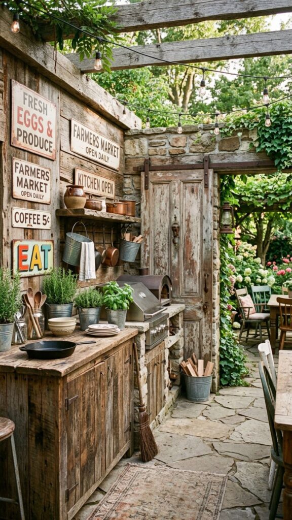 15. Mix in Vintage and Salvaged Accents