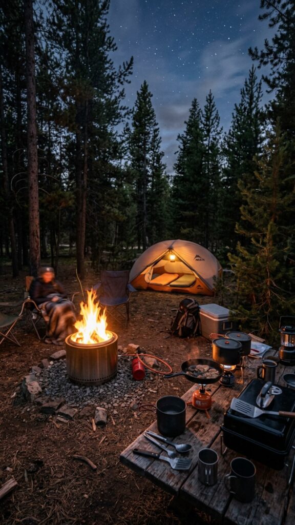 15. Portable Propane Fire Pit