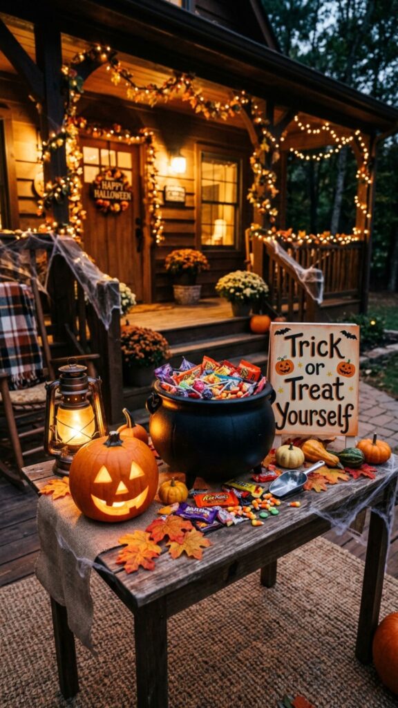 15. Set Out a Candy Cauldron Station