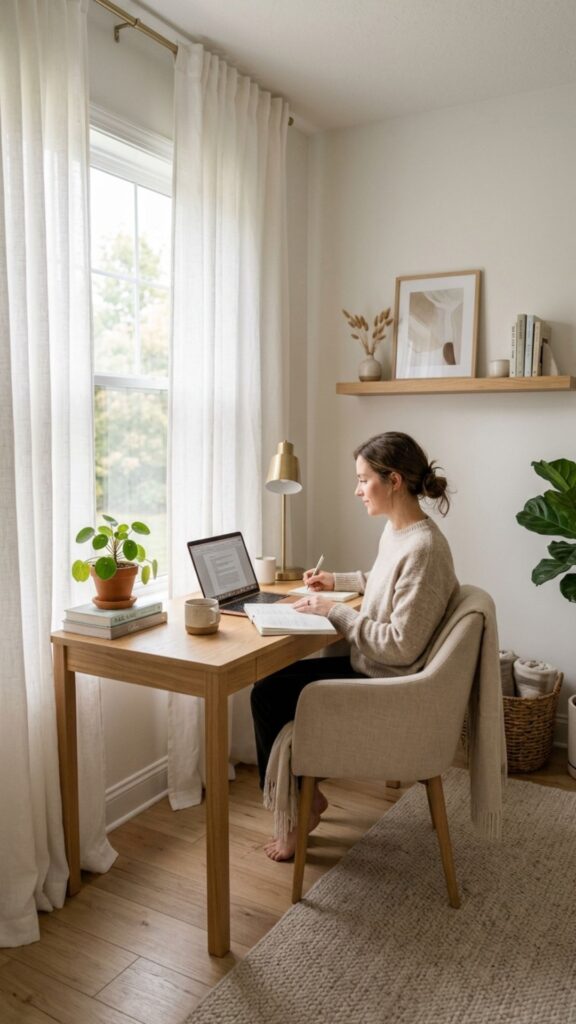 15. Use Curtains to Soften the Room