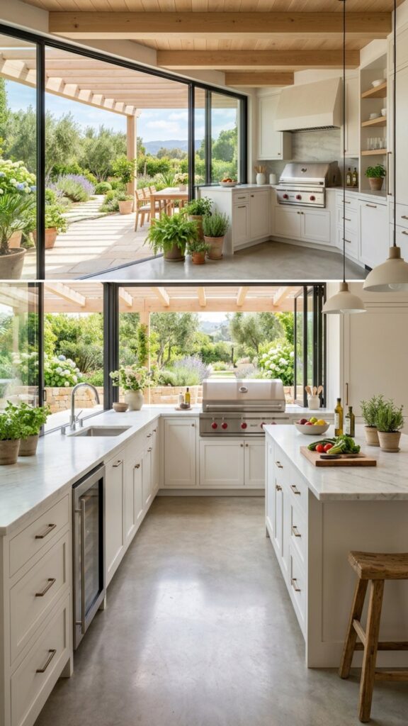 15. Use Light Colours to Make the Kitchen Feel Larger