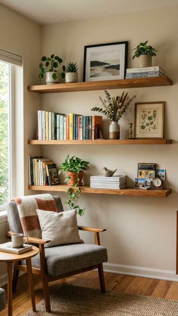 15. Use Open Shelving for Display and Storage