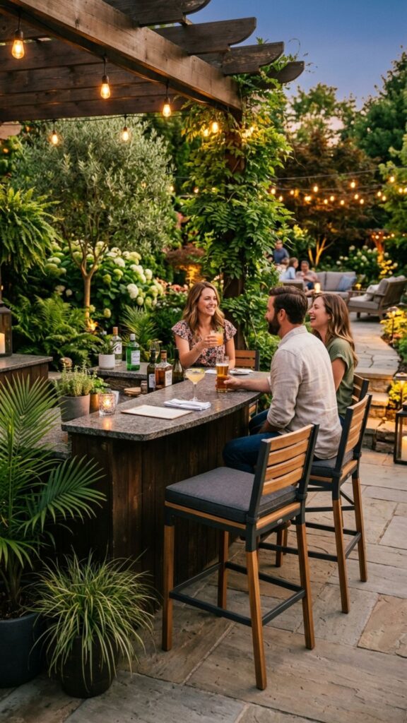 15. Use Weatherproof Bar Stools