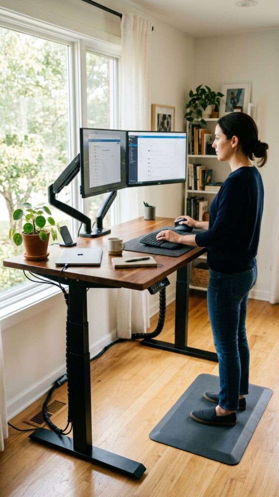 15. Use a Corner Standing Desk