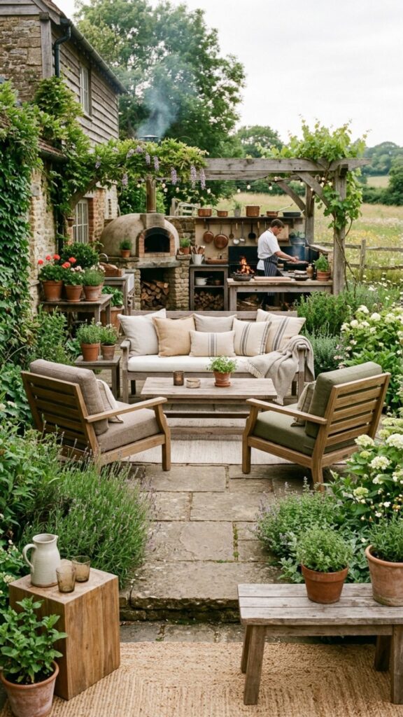 16. Add Comfortable, Weatherproof Seating